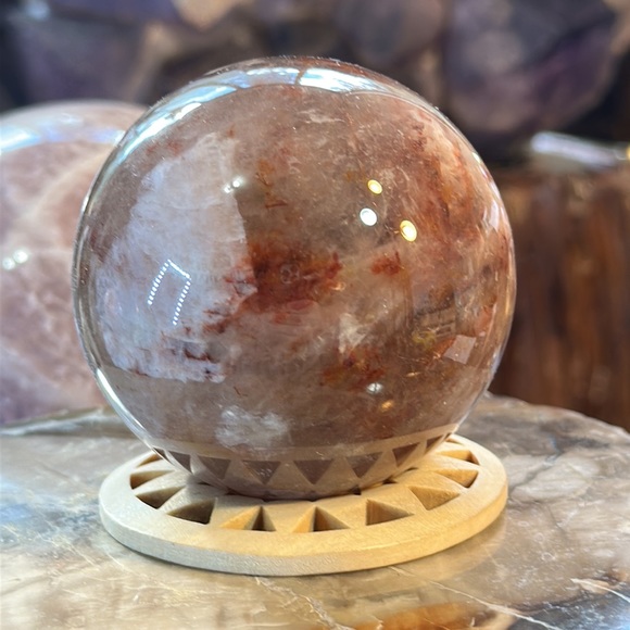 🎄SALE🎄Hematoid Crystal Sphere! - Picture 5 of 7